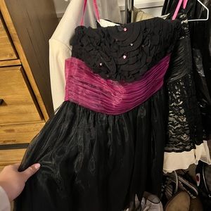 Betsey Johnson dress with purple jewel details